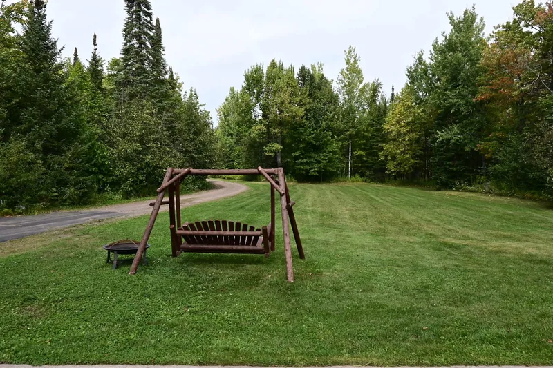 Front yard of a home in the Twin Ports area